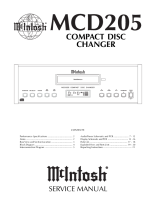 McIntosh MCD-205 - Service manual